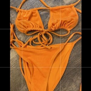 Orange south moon under swimsuit